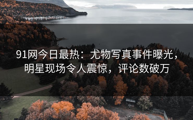 91网今日最热：尤物写真事件曝光，明星现场令人震惊，评论数破万