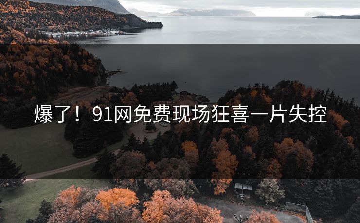 爆了！91网免费现场狂喜一片失控
